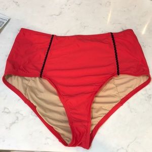 J crew high rise bikini bottoms